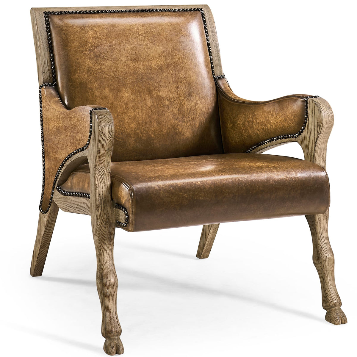 Jonathan Charles Living Echo Canyon Leather Occasional Chair House of Isabella UK
