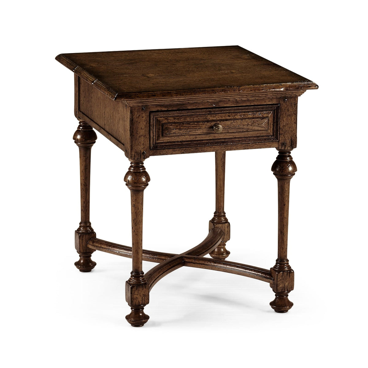 Jonathan Charles Living Elizabethan Tudor Oak Square Side Table House of Isabella UK