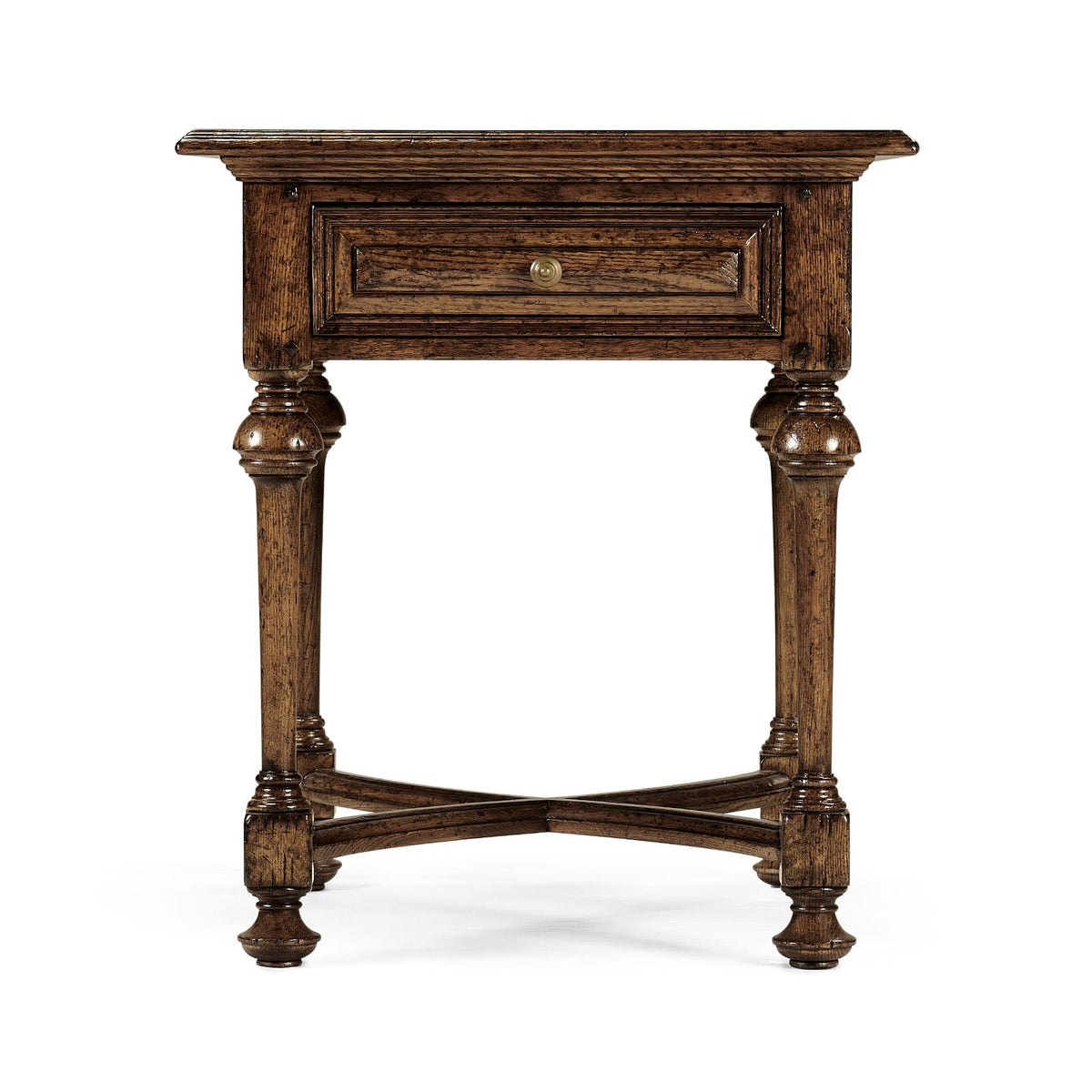 Jonathan Charles Living Elizabethan Tudor Oak Square Side Table House of Isabella UK