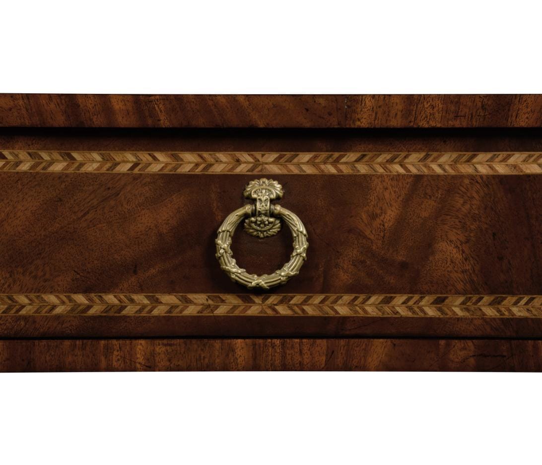 Jonathan Charles Living Empire Mahogany Two Drawers Console House of Isabella UK