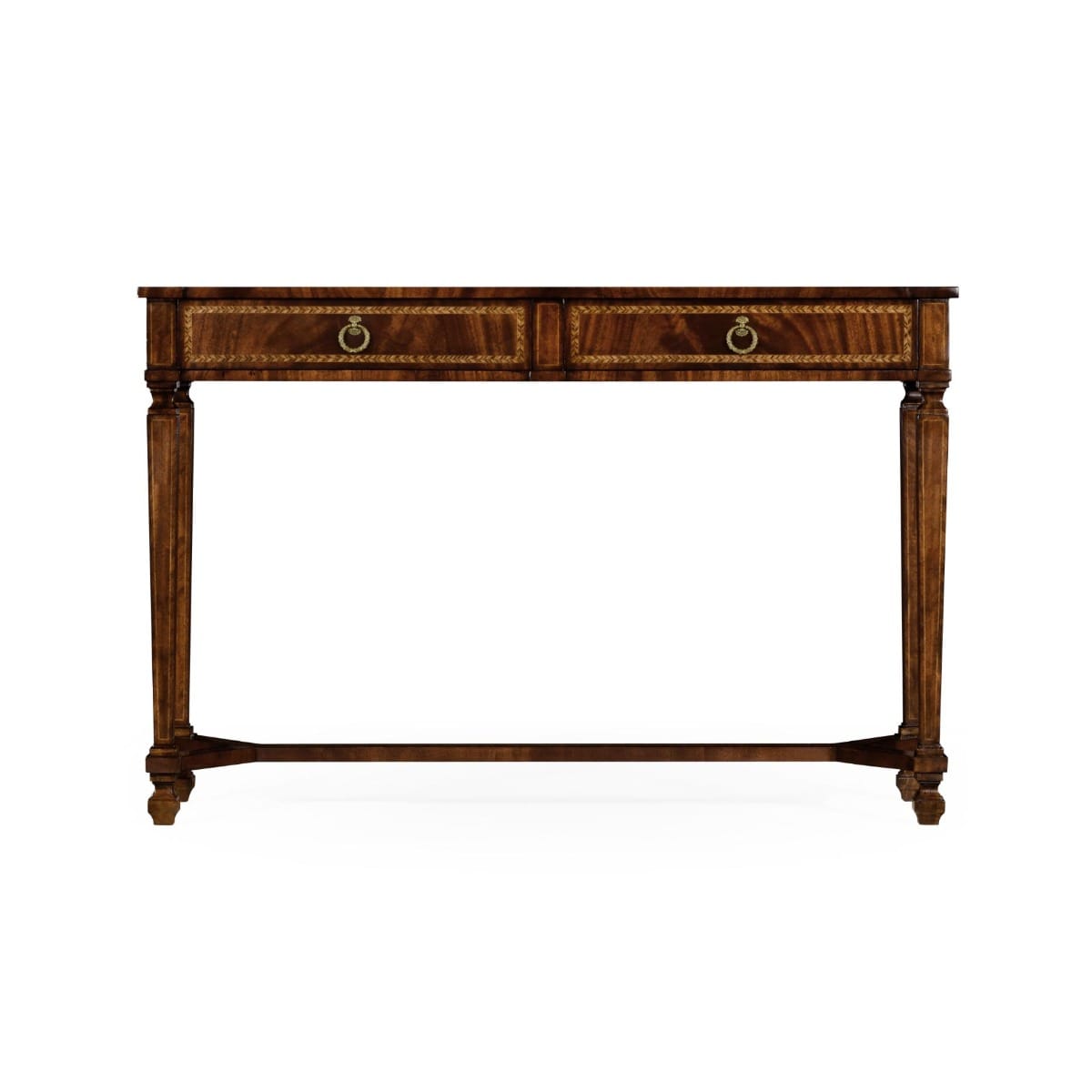 Jonathan Charles Living Empire Mahogany Two Drawers Console House of Isabella UK