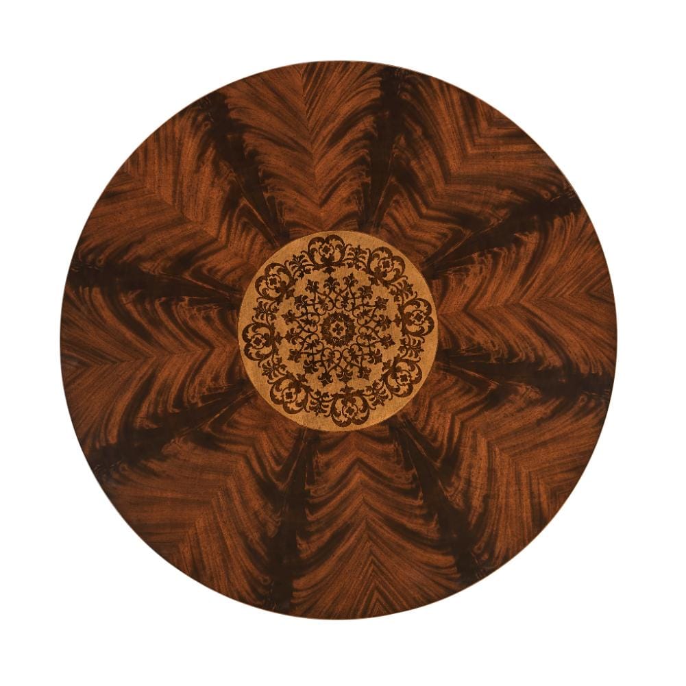 Jonathan Charles Living Finely Inlaid Mahogany Centre Table House of Isabella UK