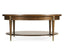 Jonathan Charles Living Garonne Round Walnut Coffee Table House of Isabella UK