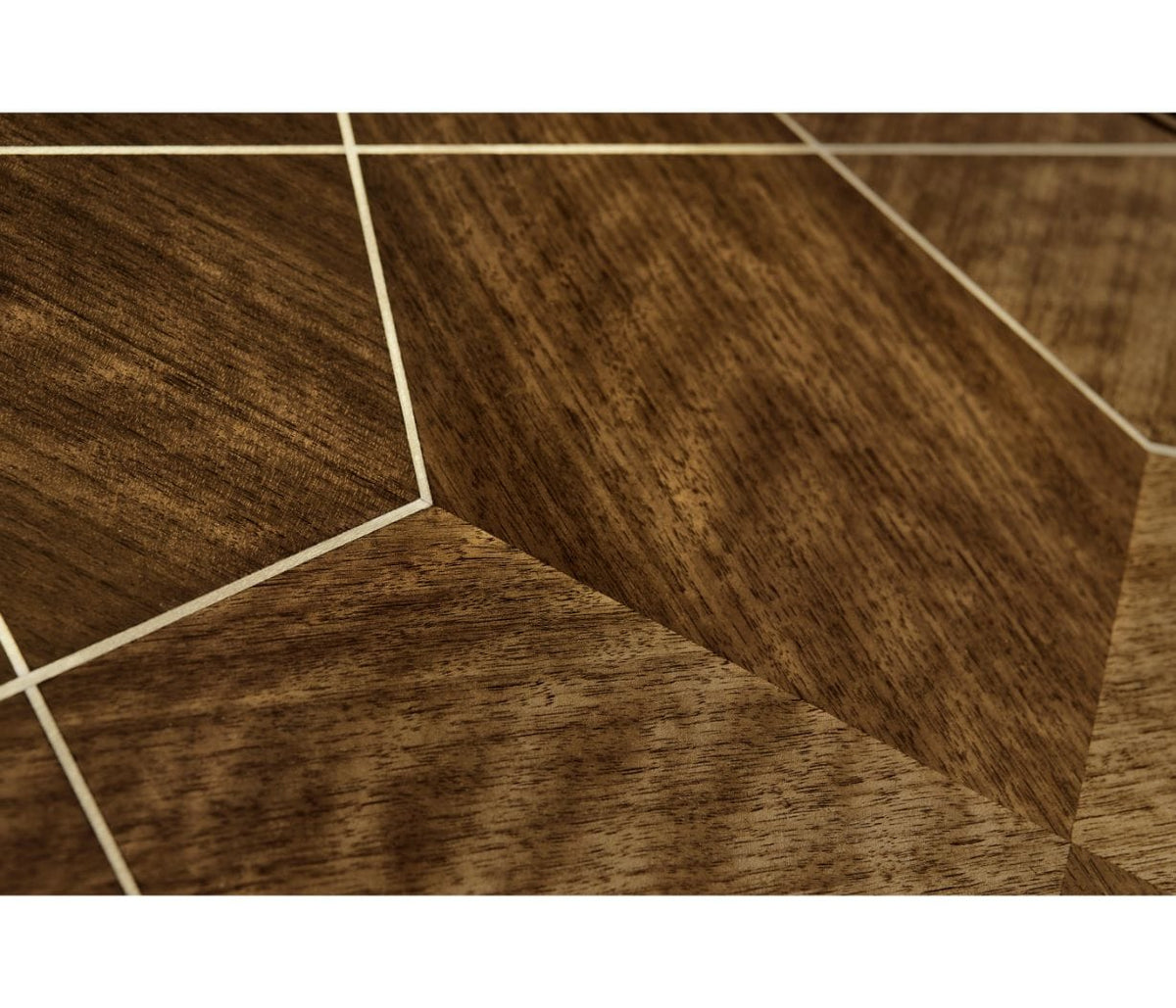 Jonathan Charles Living Garonne Walnut End Table Inlay Top House of Isabella UK