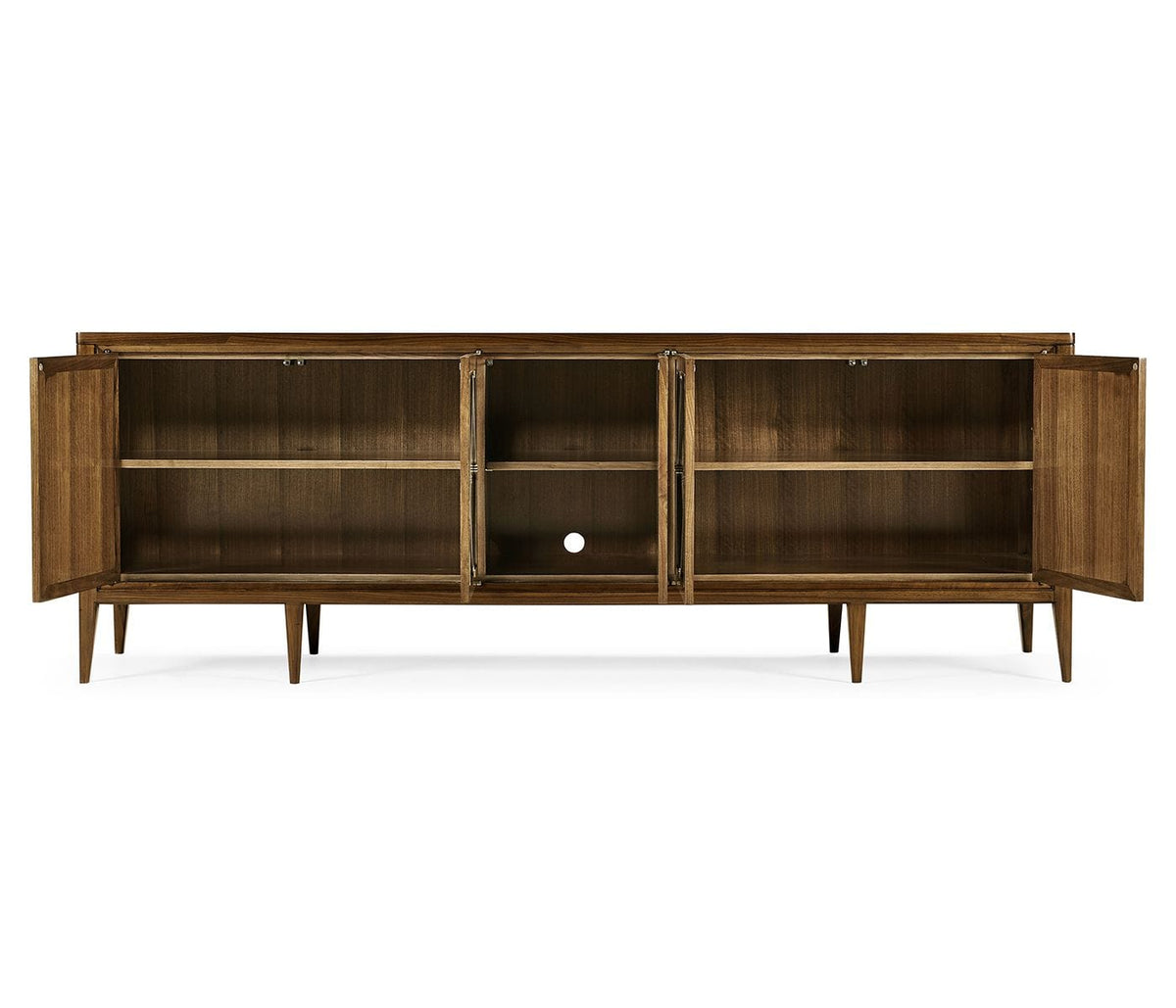 Jonathan Charles Living Garonne Walnut Entertainment Cabinet House of Isabella UK