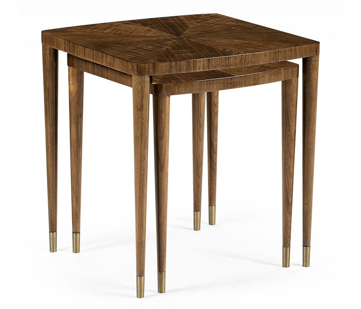 Jonathan Charles Living Garonne Walnut Nesting Tables House of Isabella UK