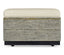 Jonathan Charles Living Geometric Dark French Oak Stool with Inside Storage on Wheels House of Isabella UK