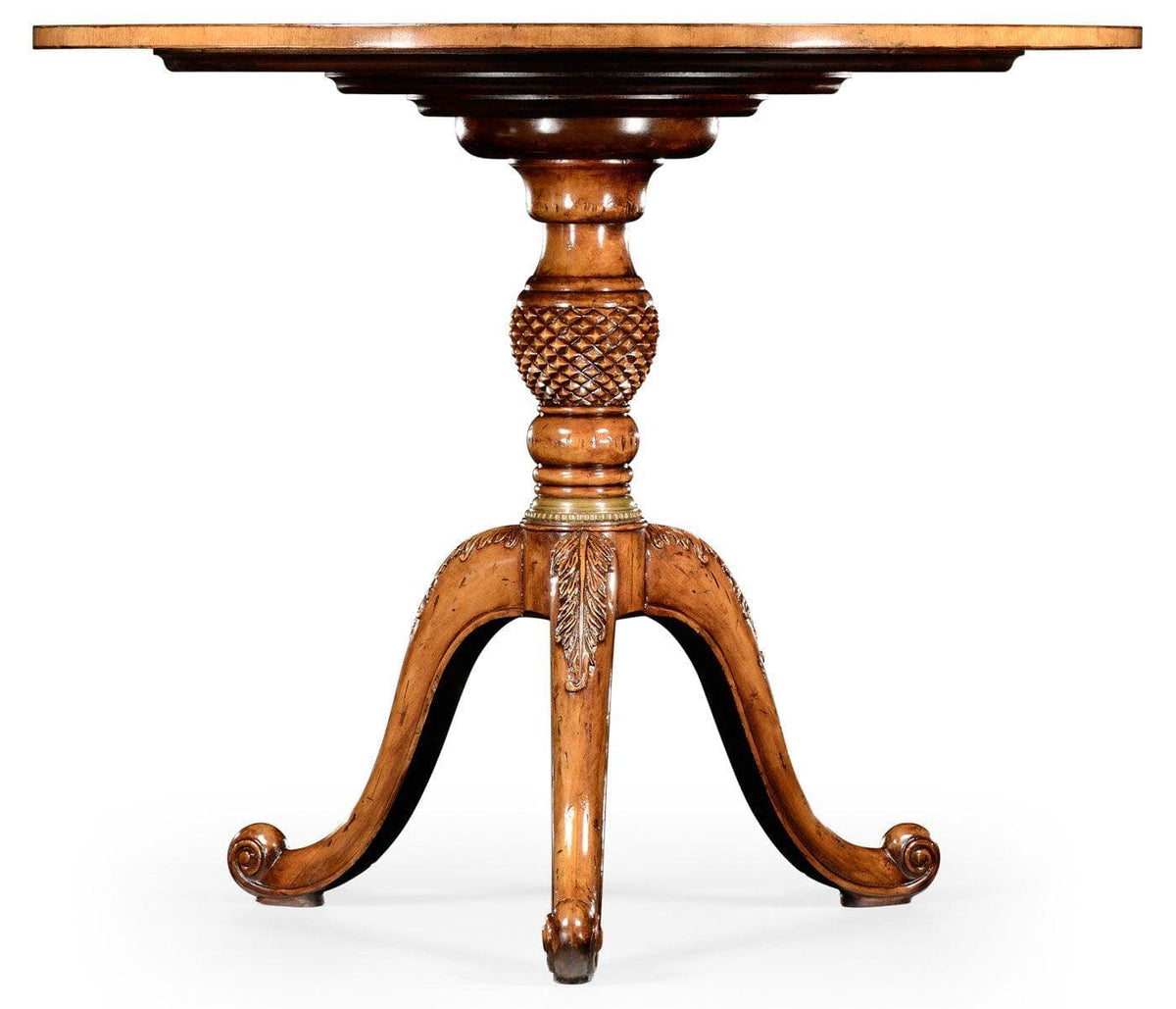 Jonathan Charles Centre Table George Iii with Spiral Inlay.