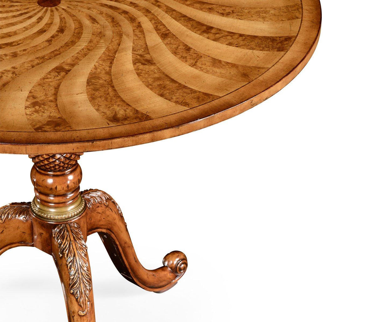 Jonathan Charles Centre Table George Iii with Spiral Inlay.