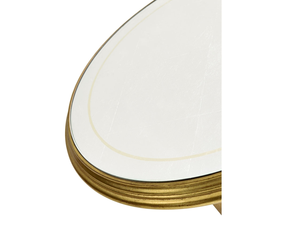 Jonathan Charles Living Lamp Table Horseshoe - Gilded House of Isabella UK