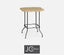 Jonathan Charles Living Lamp Table Rustic Quatrefoil House of Isabella UK