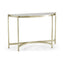 Jonathan Charles Living Large Demilune Console Table Contemporary - Silver House of Isabella UK