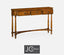 Jonathan Charles Living Large Narrow Console Table Victorian in Country Walnut House of Isabella UK