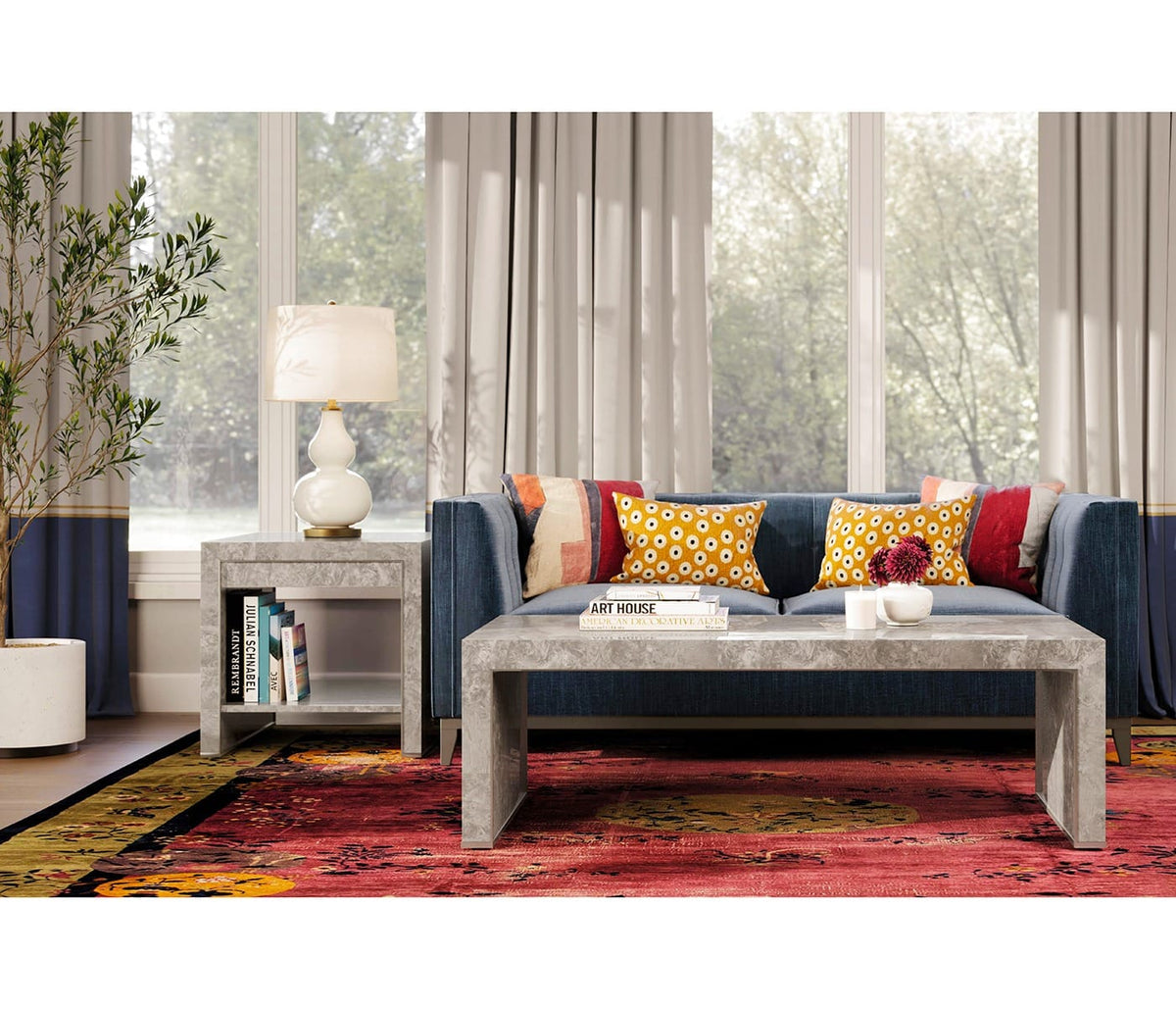 Jonathan Charles Living Laurent Coffee Table House of Isabella UK