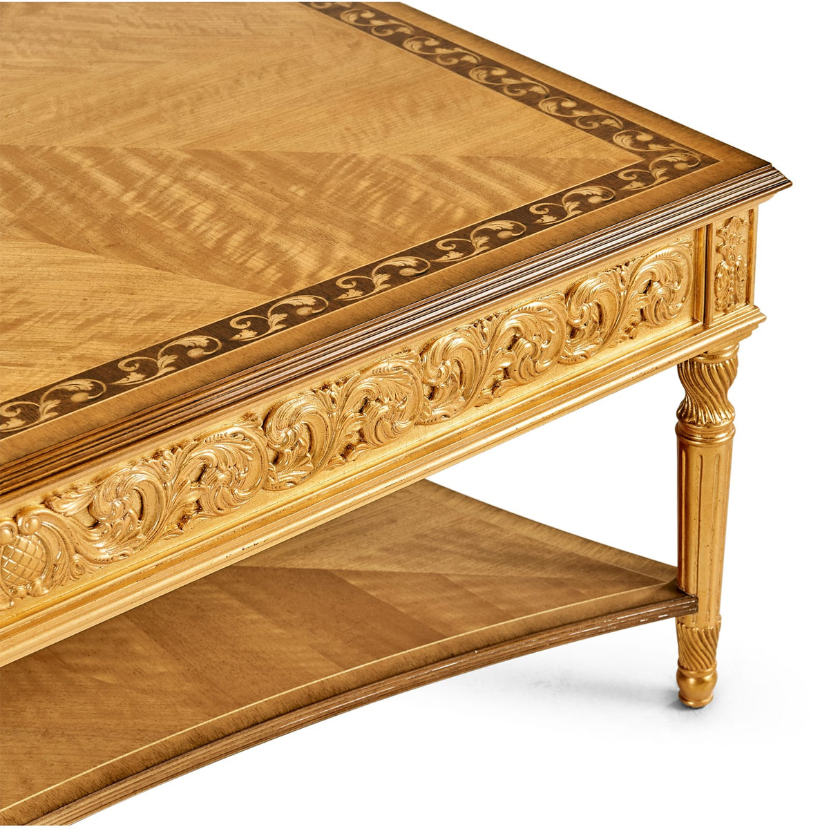 Jonathan Charles Living Louis XIV Style Square Coffee Table House of Isabella UK