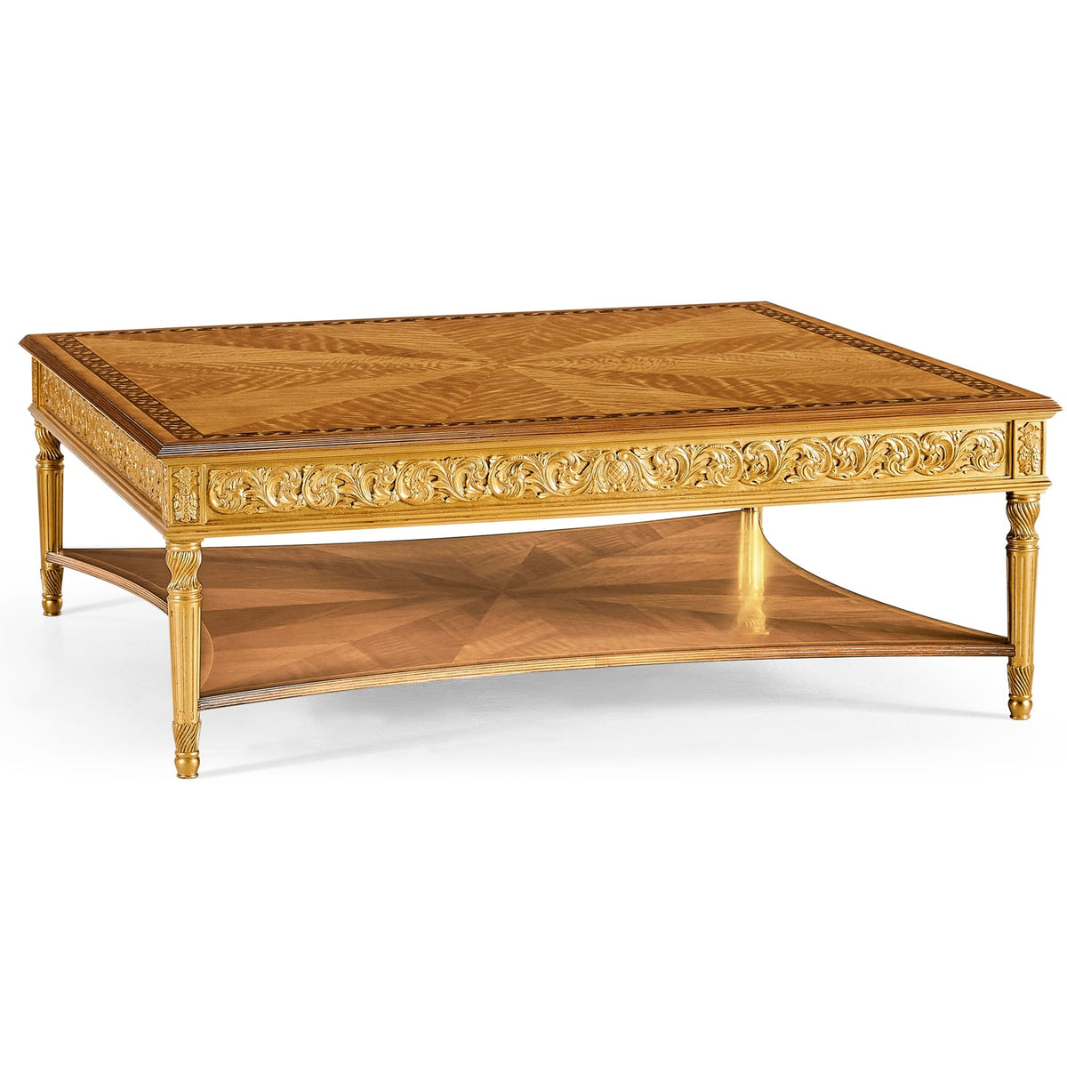 Jonathan Charles Living Louis XIV Style Square Coffee Table House of Isabella UK