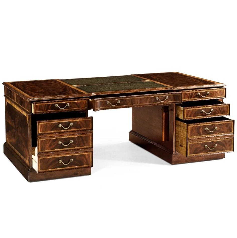 Jonathan Charles Living Mahogany Partners Desk House of Isabella UK