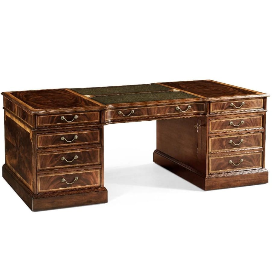 Jonathan Charles Living Mahogany Partners Desk House of Isabella UK