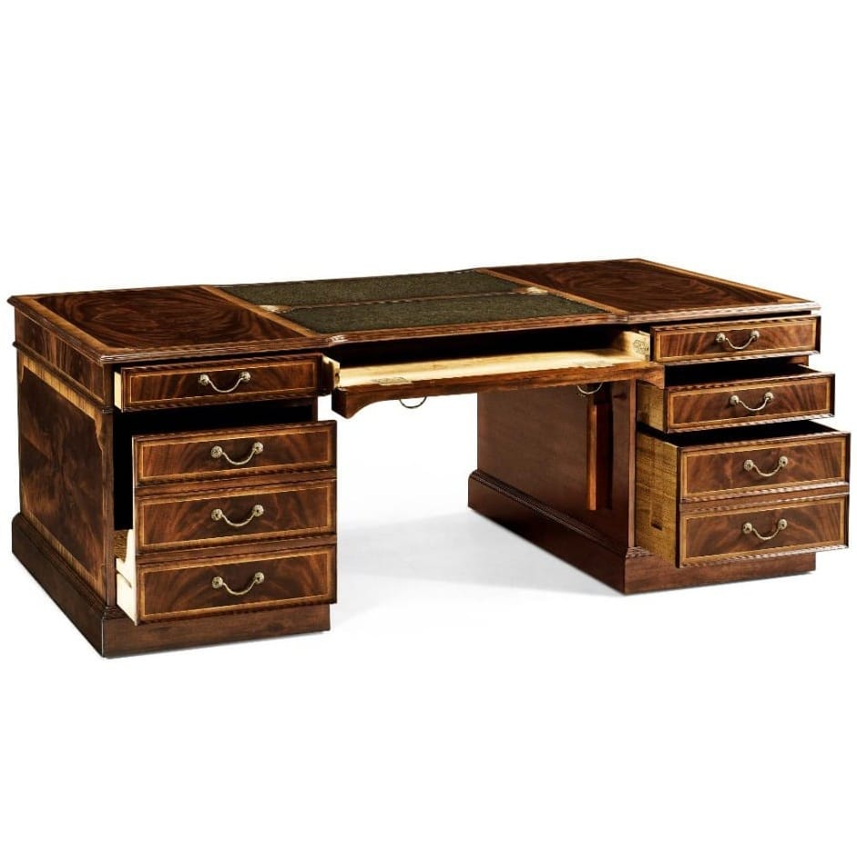 Jonathan Charles Living Mahogany Partners Desk House of Isabella UK