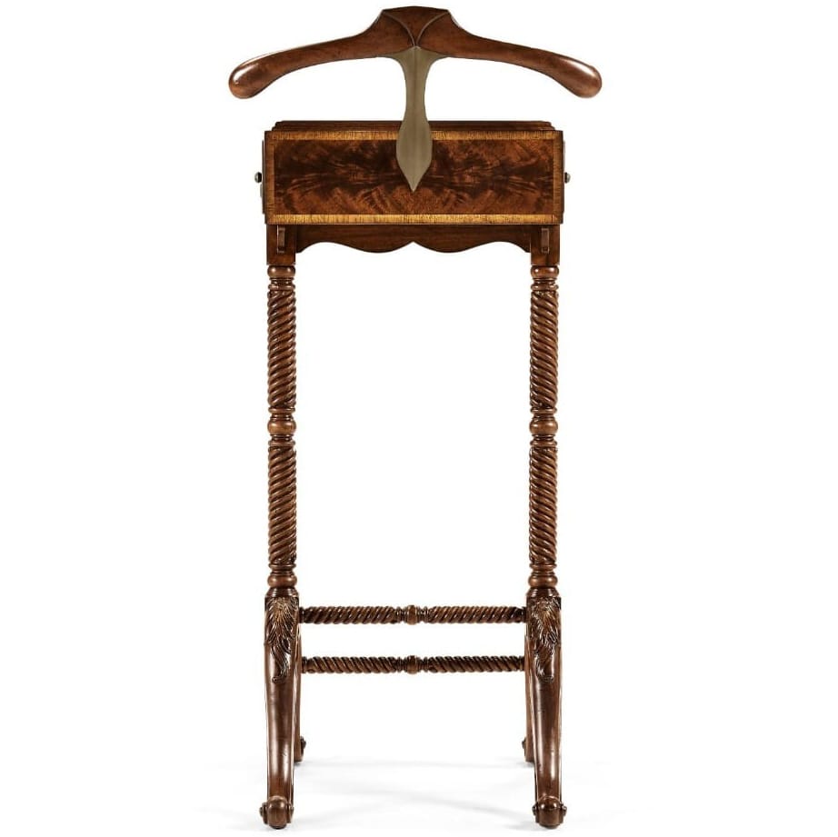 Jonathan Charles Living Mahogany Valet Stand with Stud Box House of Isabella UK