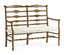 Jonathan Charles Living Medium Driftwood Double Bench Ladder Back - Shambala House of Isabella UK