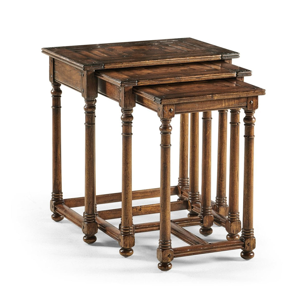 Jonathan Charles Living Nest of Tables Rural House of Isabella UK