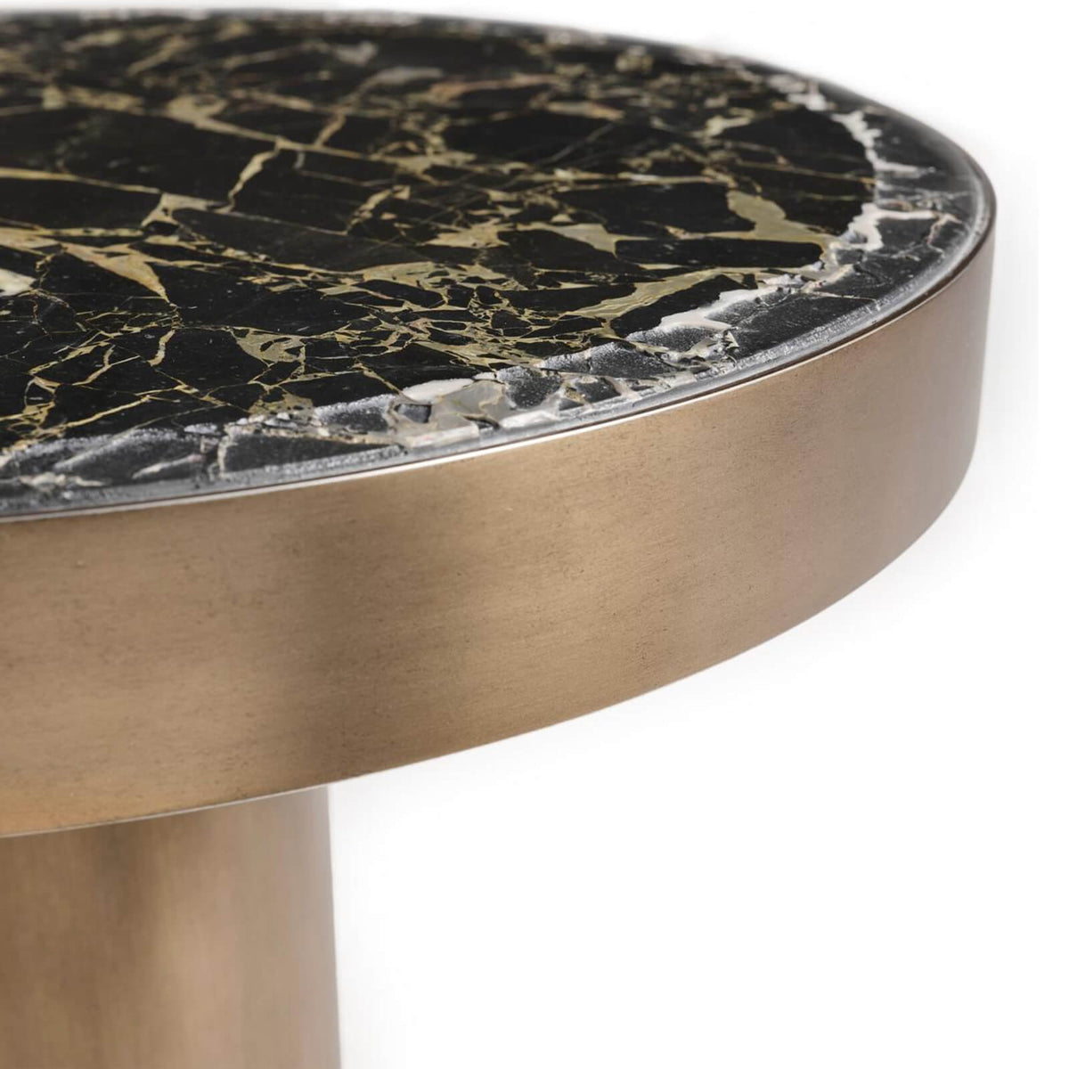 Jonathan Charles Living Nova Round Accent Table House of Isabella UK