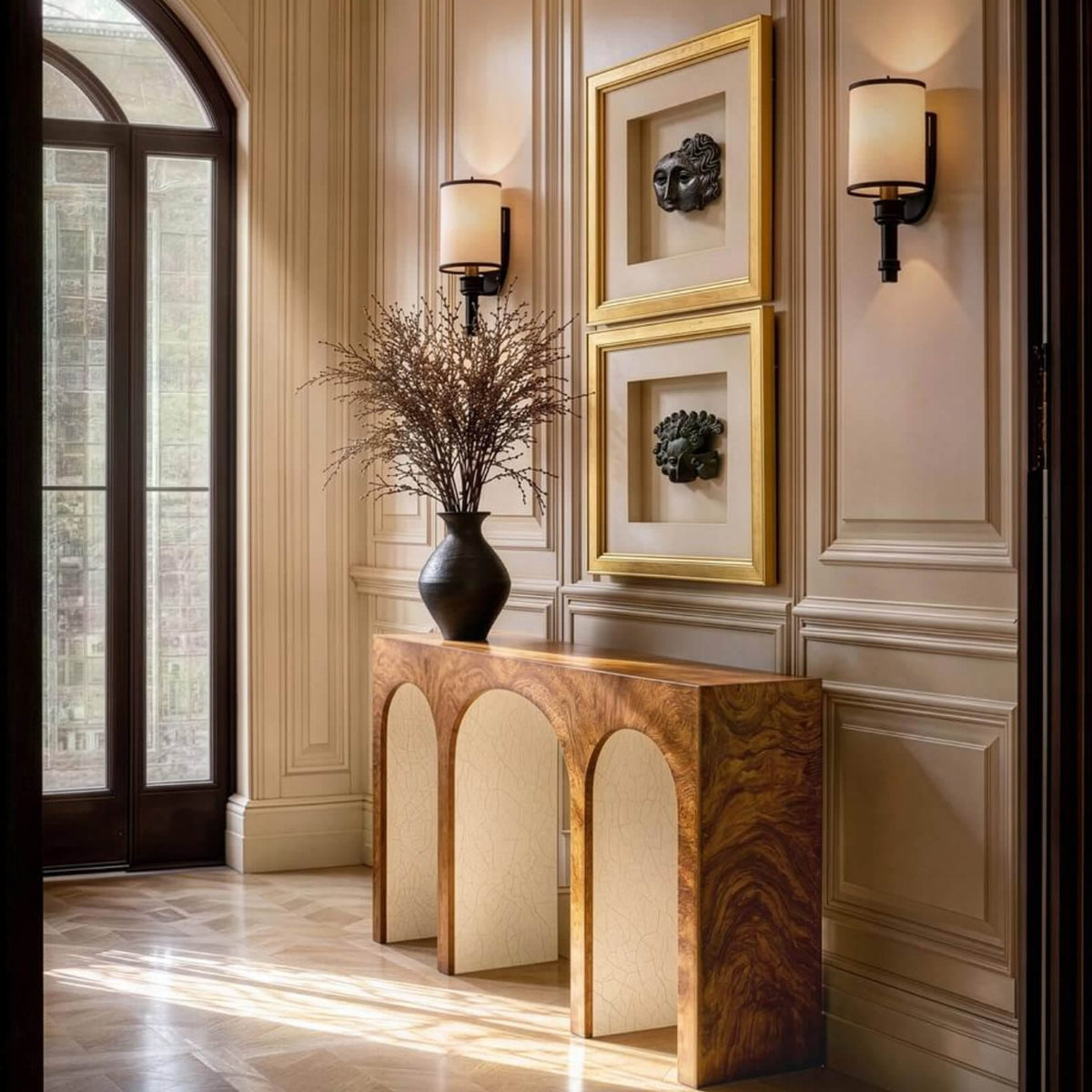 Jonathan Charles Living Orsman Arched Console Table House of Isabella UK