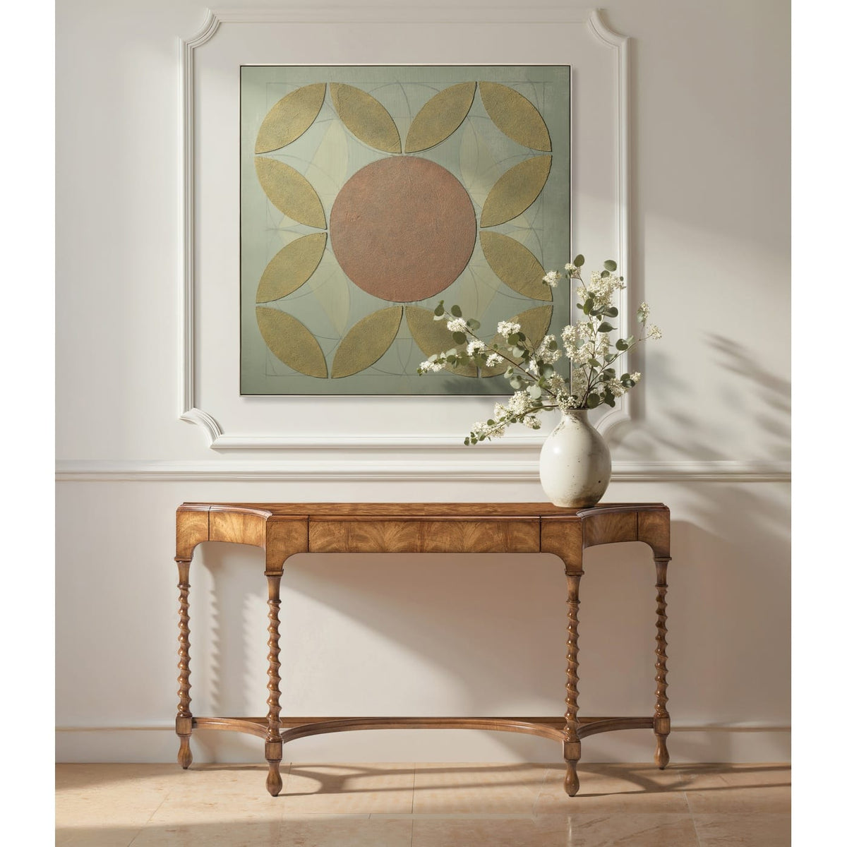Jonathan Charles Living Orsman Cresent Console Table House of Isabella UK