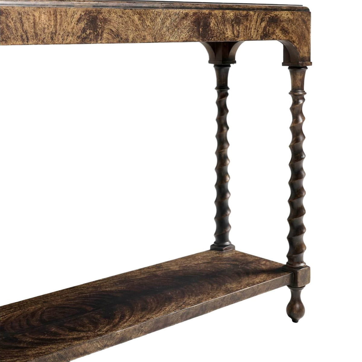 Jonathan Charles Living Orsman Ebonized Narrow Console Table House of Isabella UK