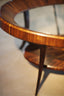 Jonathan Charles Living Oval Coffee Table Glass Topped High Lustre House of Isabella UK