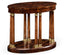Jonathan Charles Living Oval Side Table Biedermeier Mahogany House of Isabella UK