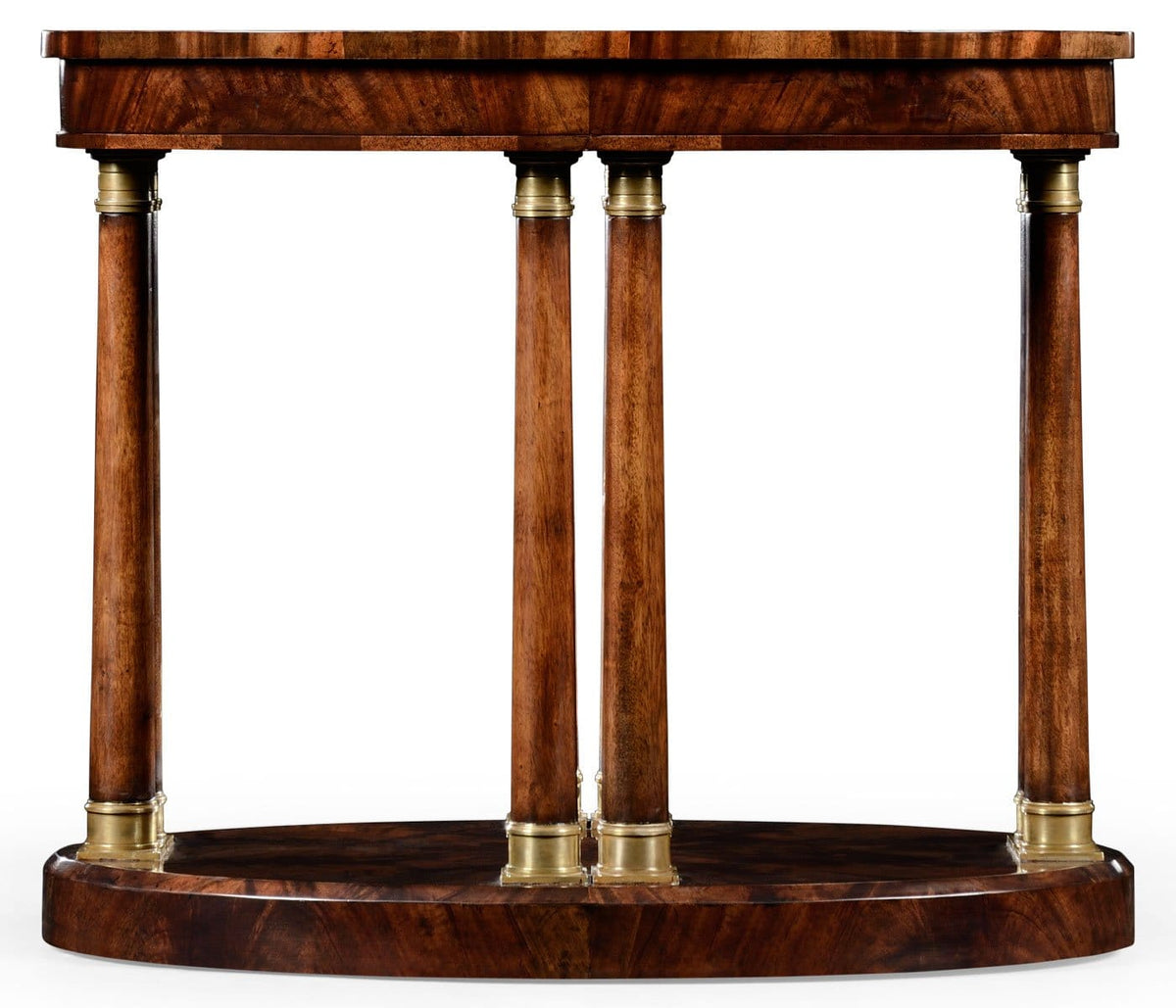Jonathan Charles Living Oval Side Table Biedermeier Mahogany House of Isabella UK