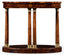 Jonathan Charles Living Oval Side Table Biedermeier Mahogany House of Isabella UK