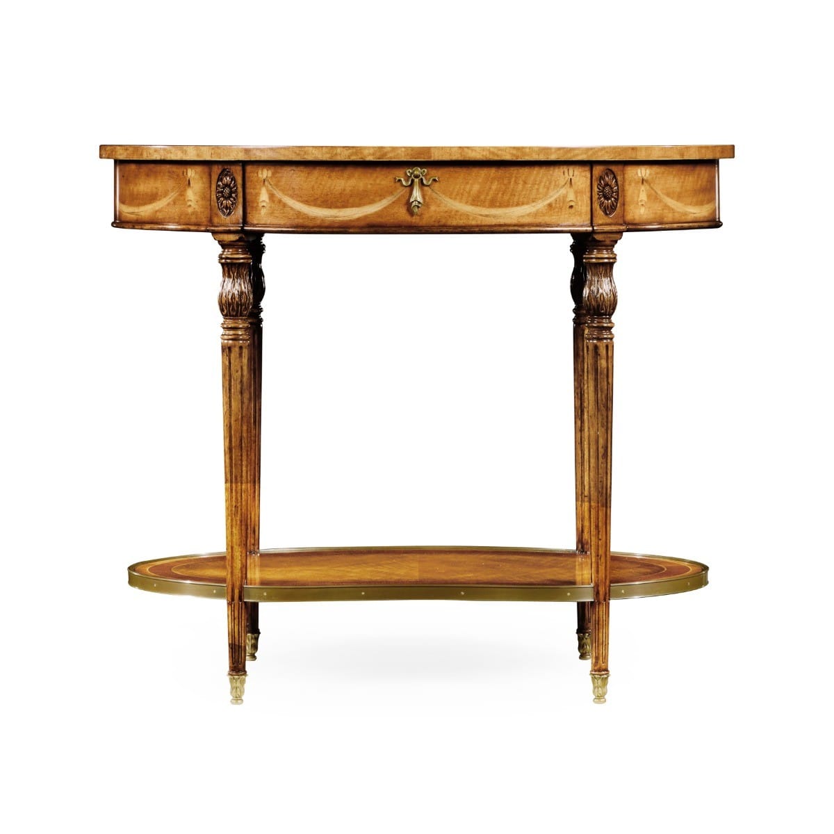 Jonathan Charles Living Oval Side Table Sheraton House of Isabella UK