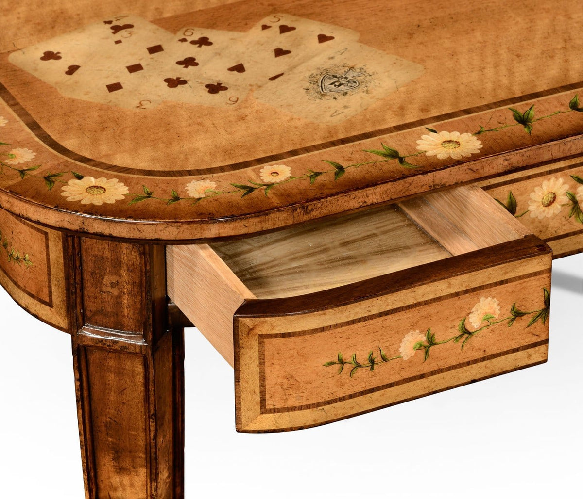 Jonathan Charles Living Painted Card Table Louis XV House of Isabella UK