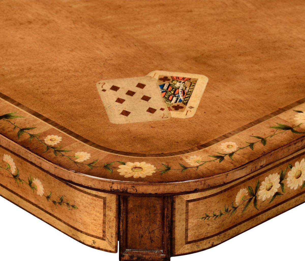 Jonathan Charles Living Painted Card Table Louis XV House of Isabella UK