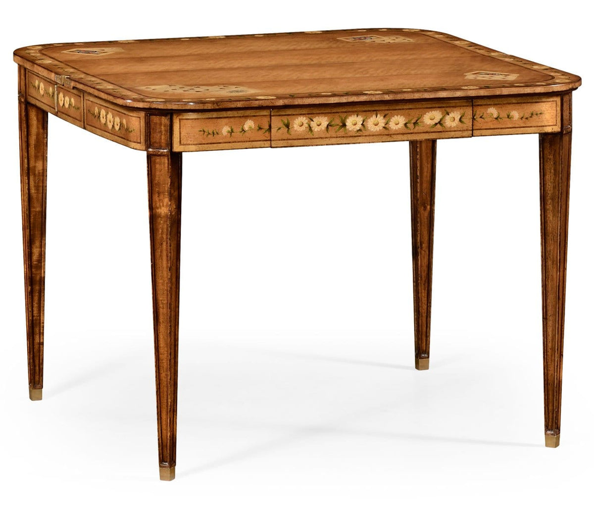 Jonathan Charles Living Painted Card Table Louis XV House of Isabella UK