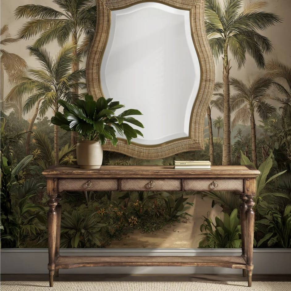 Jonathan Charles Living Palm Court Balmond Console Table House of Isabella UK