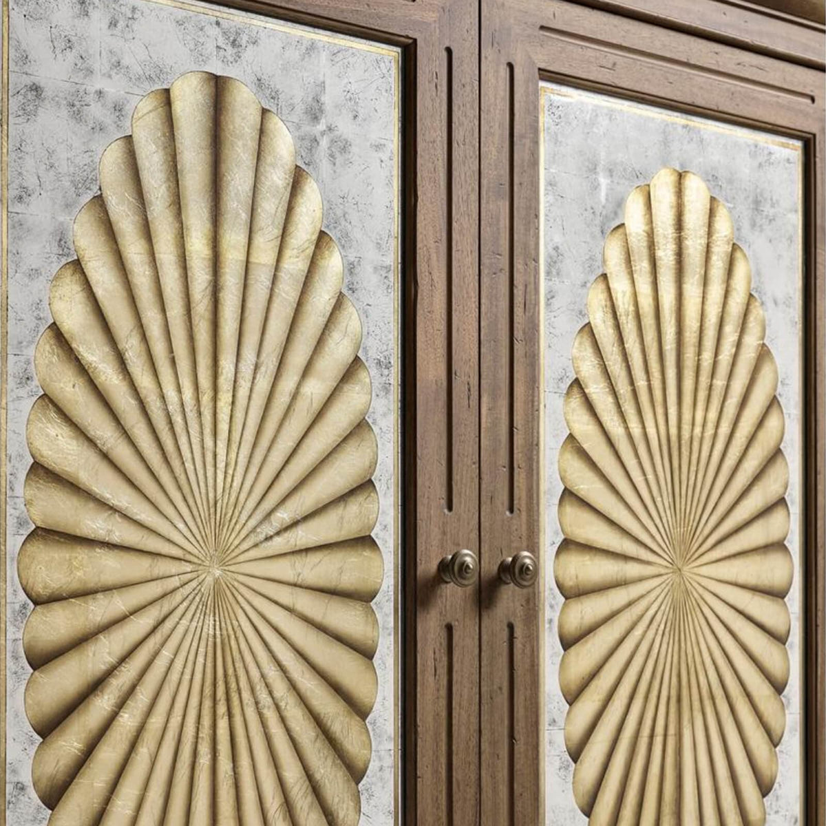 Jonathan Charles Living Palm Court Starburst Bar Cabinet House of Isabella UK