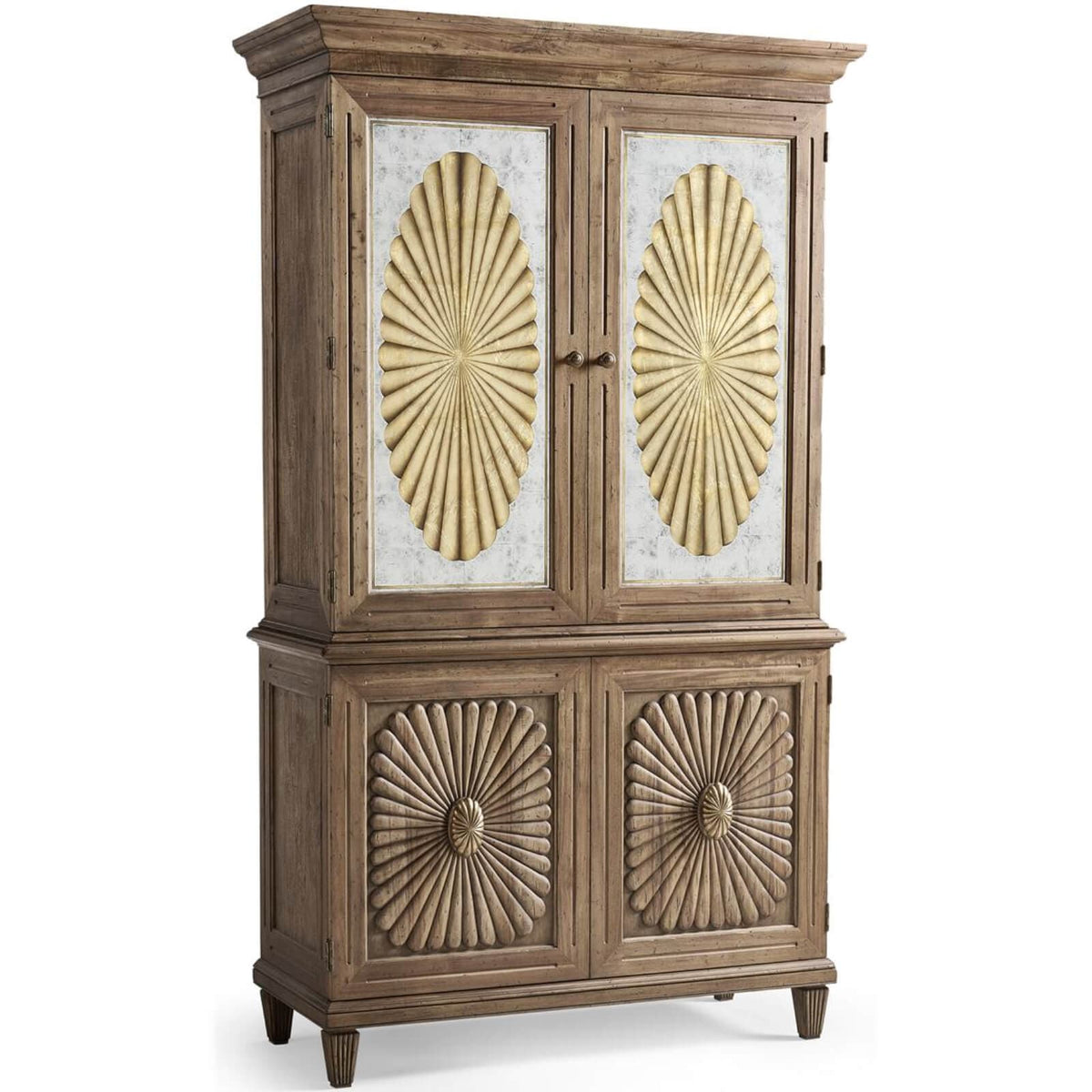 Jonathan Charles Living Palm Court Starburst Bar Cabinet House of Isabella UK