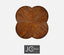 Jonathan Charles Living Quatrefoil Lamp Table Rustic in Country Walnut House of Isabella UK