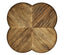 Jonathan Charles Living Quatrefoil Lamp Table Rustic in Medium Driftwood House of Isabella UK