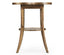 Jonathan Charles Living Quatrefoil Lamp Table Rustic in Medium Driftwood House of Isabella UK