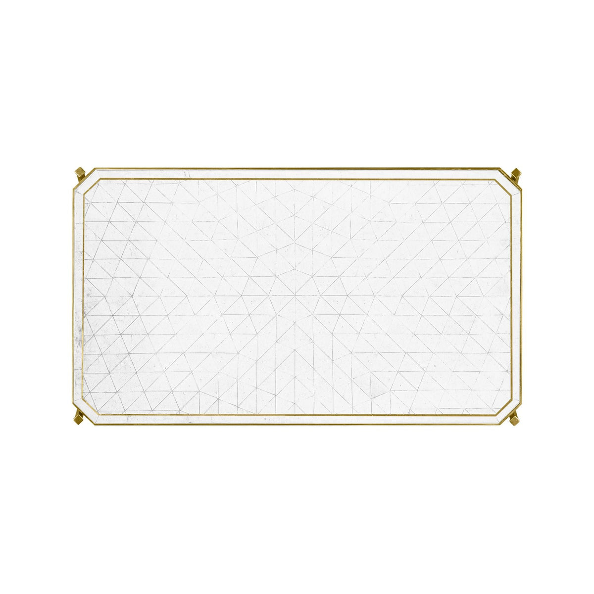 Jonathan Charles Living Rectangular Coffee Table Contemporary in Eglomise - Gilded House of Isabella UK