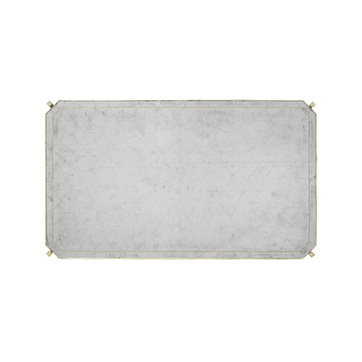 Jonathan Charles Living Rectangular Coffee Table Contemporary in Eglomise - Silver House of Isabella UK