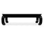 Jonathan Charles Living Rectangular Coffee Table Ming Ebonized with Black Glass Top House of Isabella UK