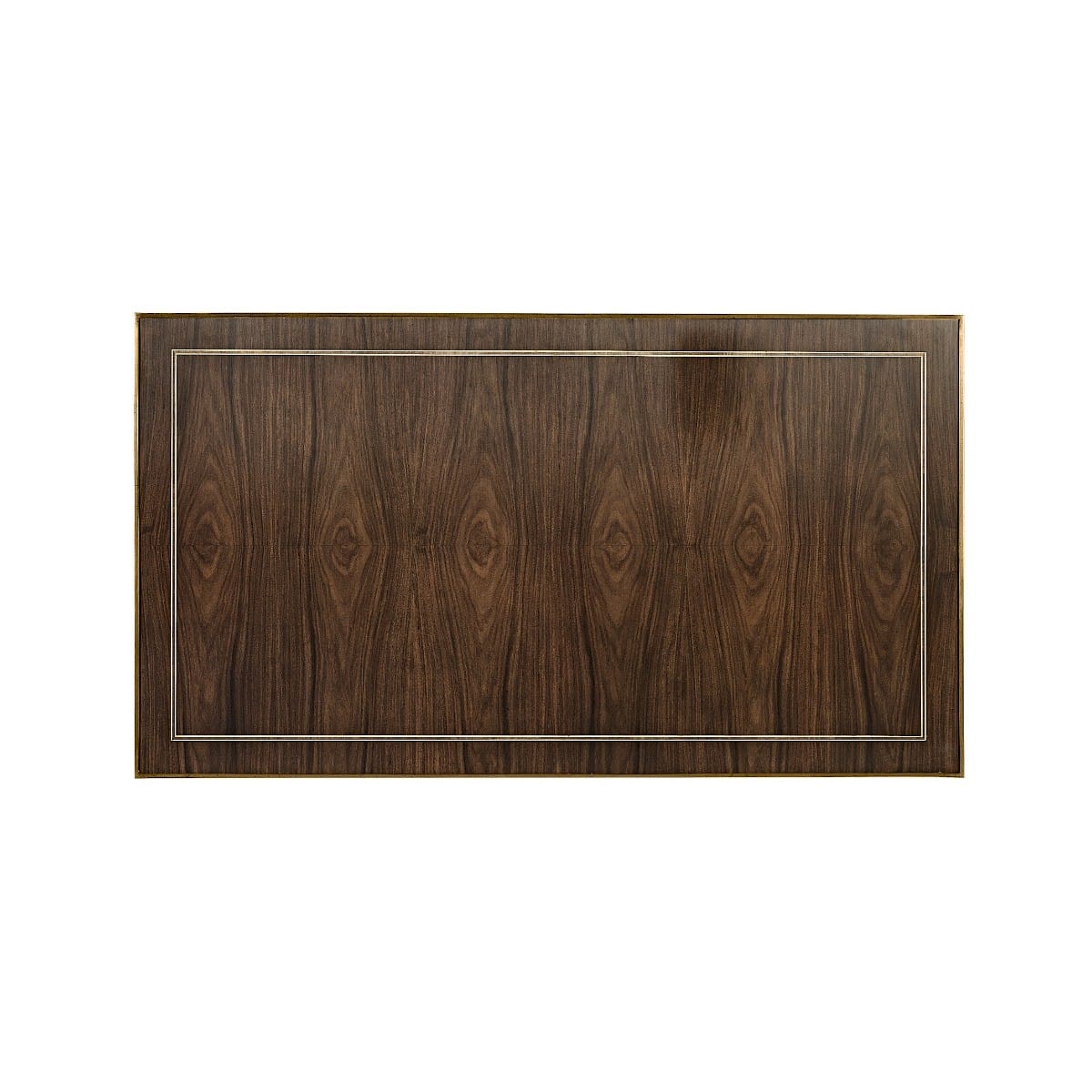 Jonathan Charles Living Rectangular Dark Santos & Brass Coffee Table House of Isabella UK