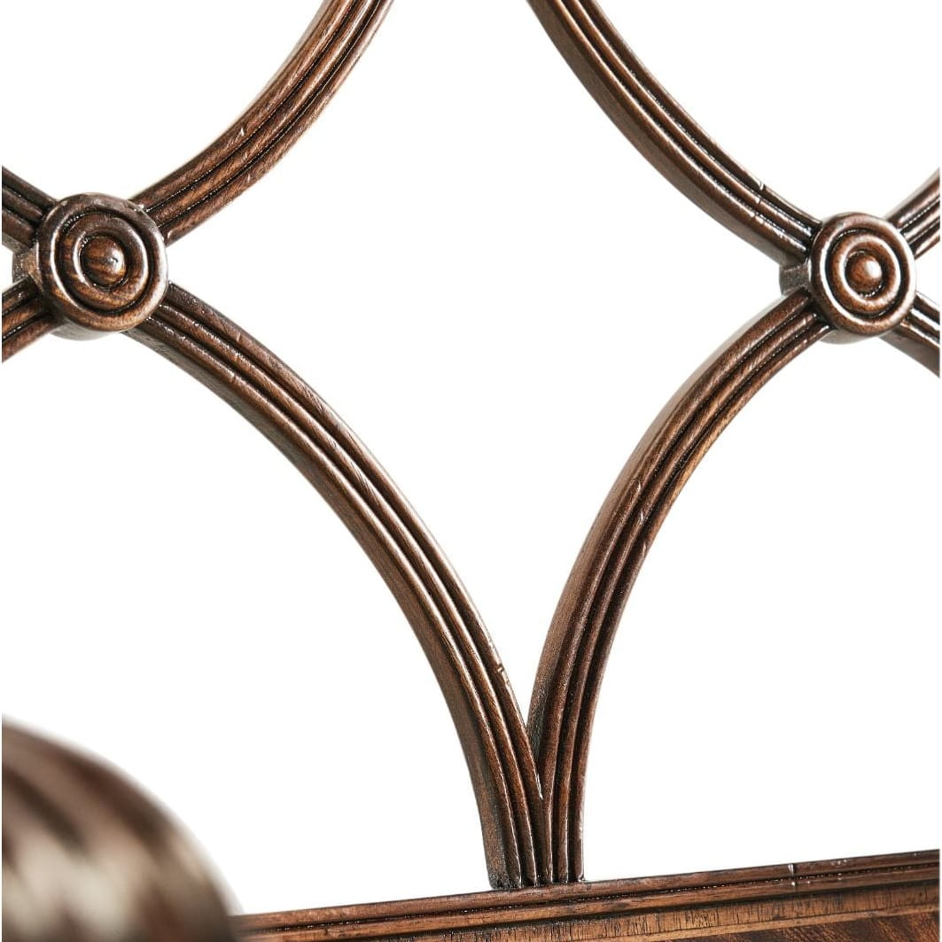 Jonathan Charles Living Regency Mahogany Curved Back Arm Chair in Antwerp House of Isabella UK