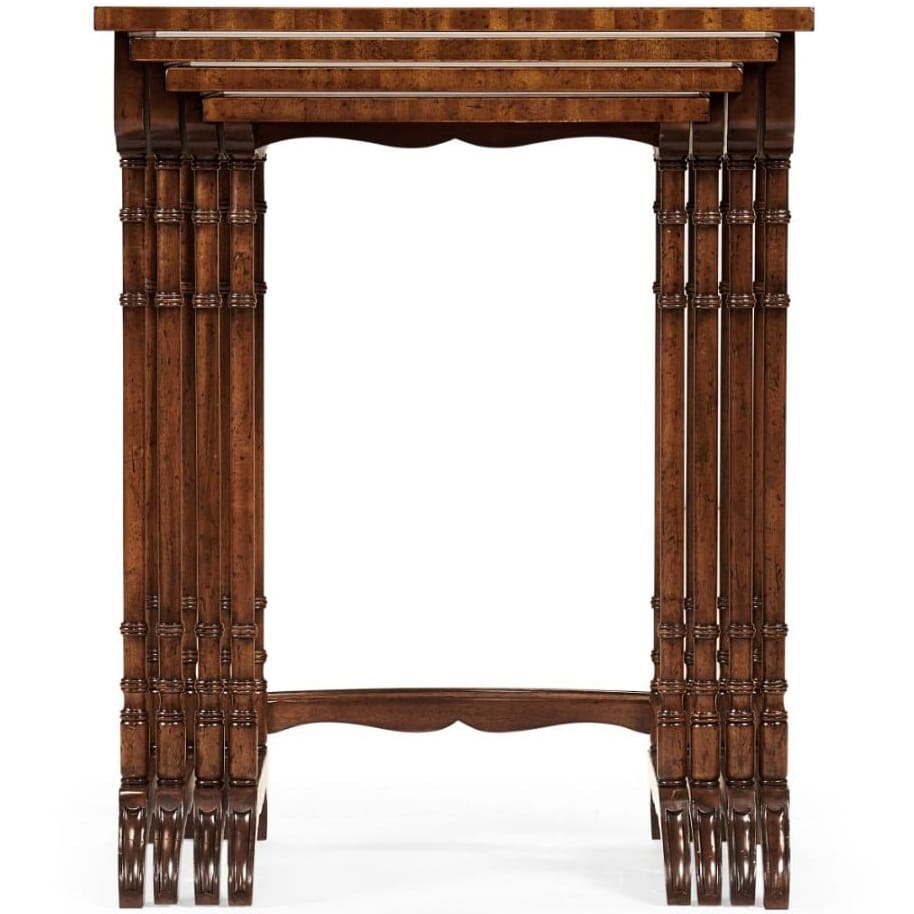Jonathan Charles Living Regency Mahogany Nesting Tables House of Isabella UK